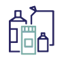 Cleanup kit icon - unattended death or suicide cleanup